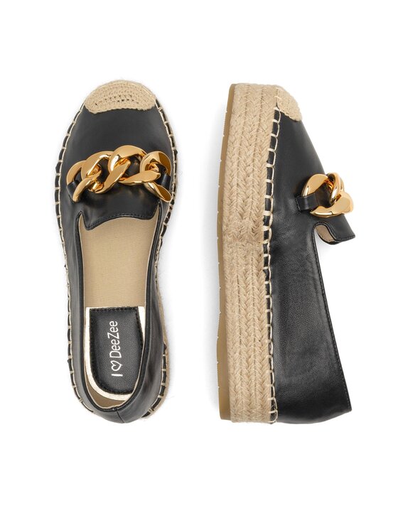 DeeZee DeeZee Espadrilles WSS20375-27 Schwarz