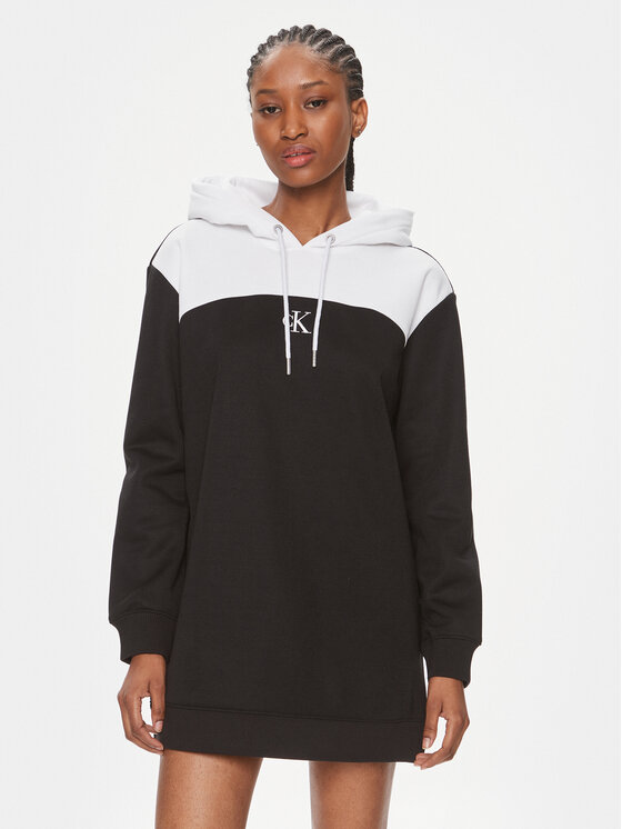 Calvin Klein Jeans Calvin Klein Jeans Kötött ruha J20J221410 Fekete Regular Fit