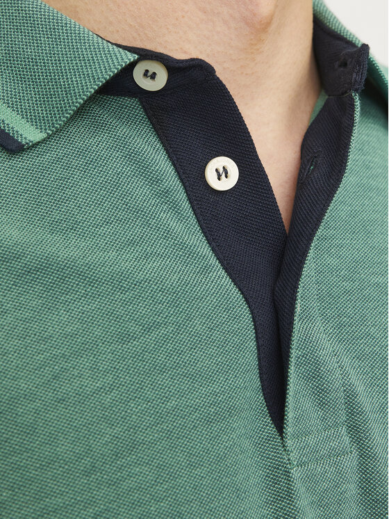 Jack&Jones Jack&Jones Polo Paulos 12136668 Zelena Slim Fit