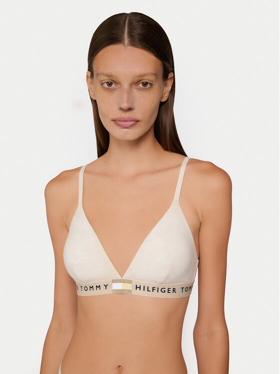 Tommy Hilfiger Tommy Hilfiger Trikotni nedrček UW0UW06040 Bež