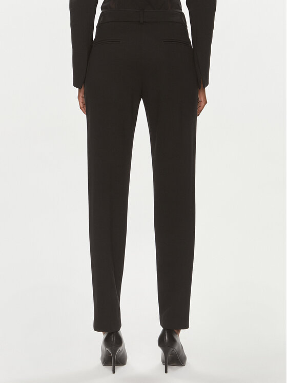 PINKO Pinko Hlače Bello 100155 A1RU Crna Slim Fit