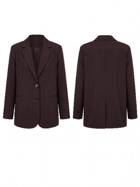 Agatha Studio Agatha Studio Marynarka A26ZS-3Z-K01 Brązowy Oversize