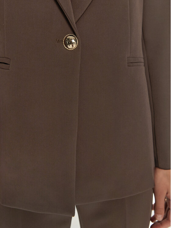 Maryley Maryley Suknjič 24IB187/M05/43CO Rjava Regular Fit