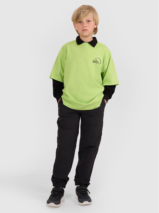 4F 4F Spodnie dresowe URBAN COMMUTER Czarny Regular Fit
