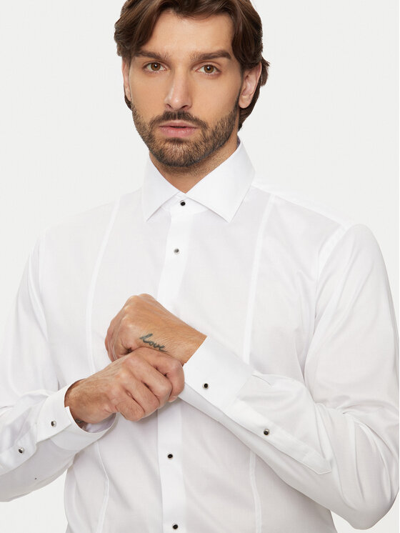 KARL LAGERFELD KARL LAGERFELD Košulja 605036 544602 Bijela Modern Fit