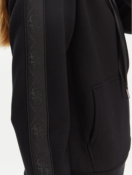 Guess Guess Bluza W5YQ05 KBYE2 Czarny Regular Fit