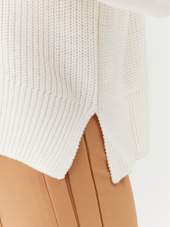 Liu Jo Liu Jo Rollkragenpullover MF3004 MA51I Écru Regular Fit
