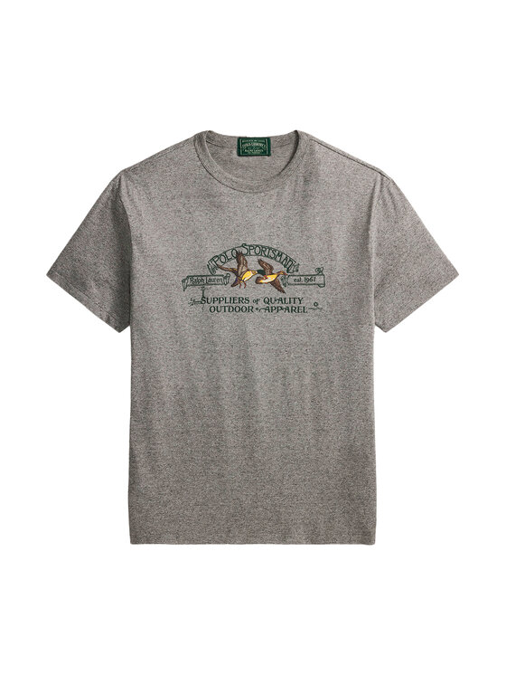 Polo Ralph Lauren Polo Ralph Lauren T-Shirt 710981142002 Szary Classic Fit