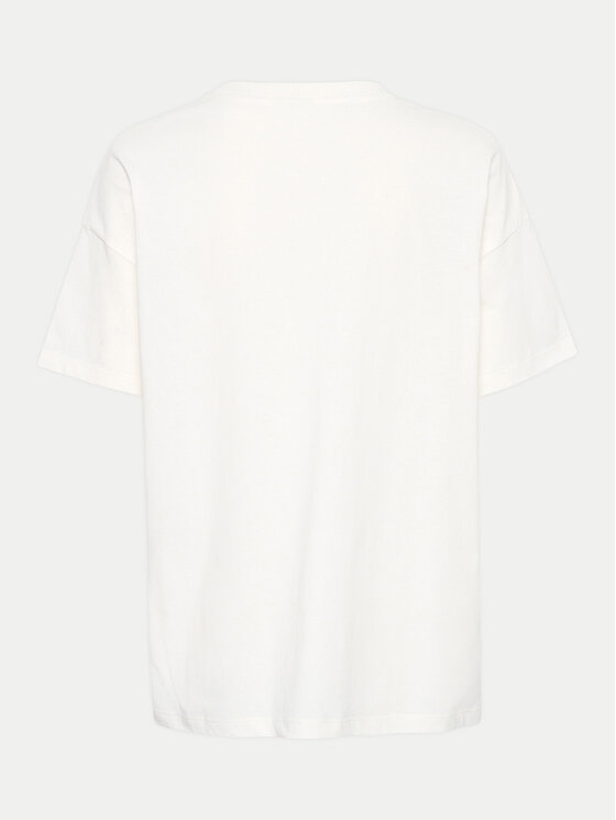 Kaffe Kaffe Tricou Fie 10508888 Écru Oversize