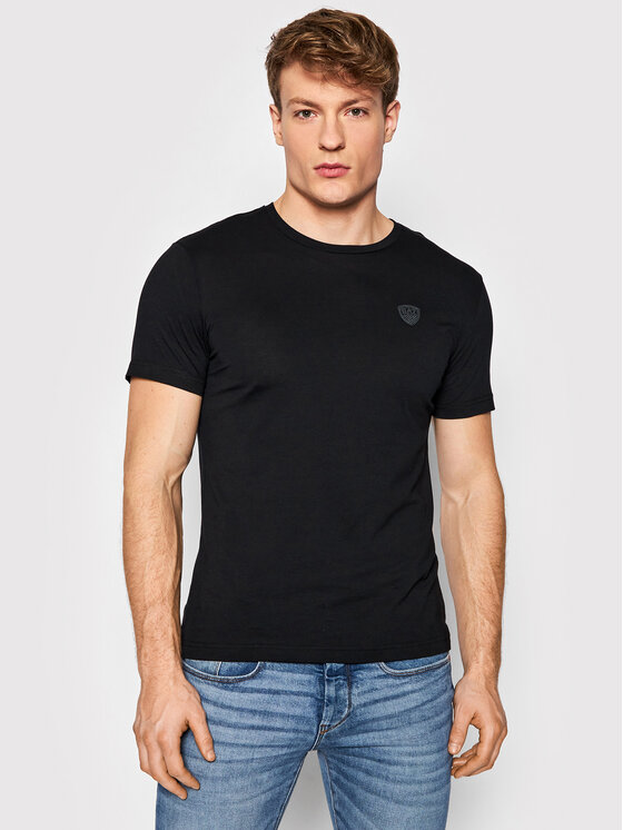EA7 Emporio Armani EA7 Emporio Armani T-Shirt 8NPT03 PJNQZ 1200 Czarny Regular Fit