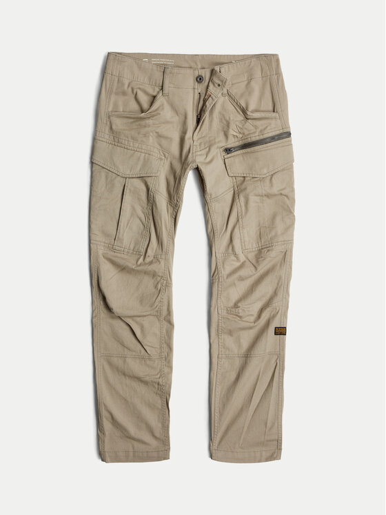 G-Star Raw G-Star Raw Medžiaginės kelnės Zip Cargo 3D D25665-D846 Smėlio Tapered Fit
