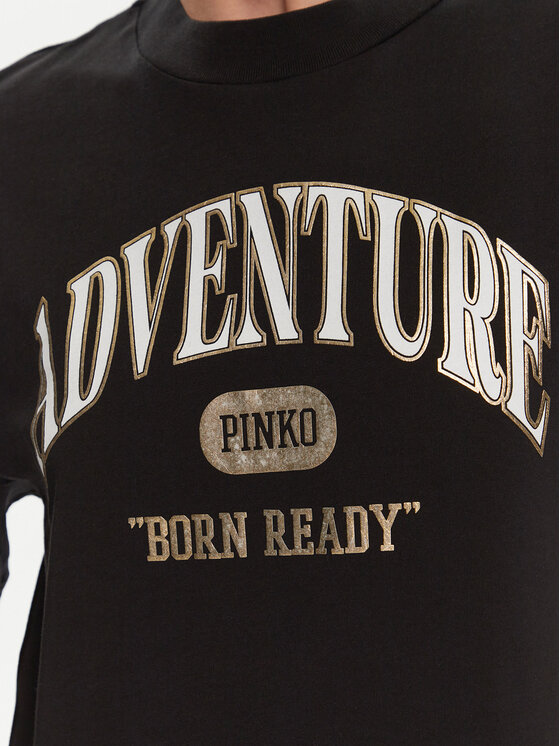 PINKO PINKO T-krekls Niamey 104604 A2CS Melns Regular Fit