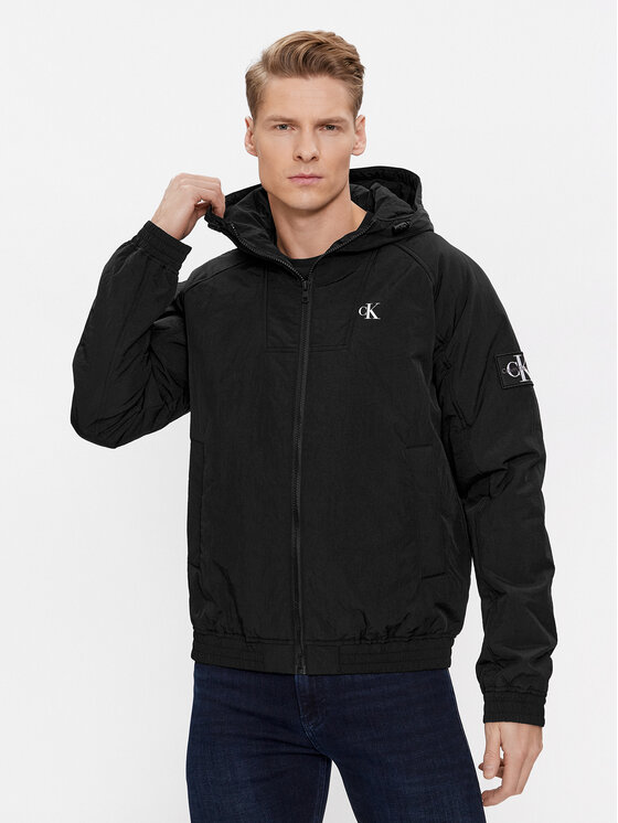 Calvin Klein Jeans Geacă Harrington J30J324698 Negru Regular Fit
