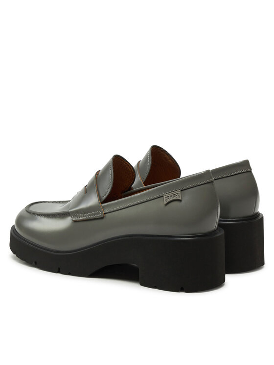 Camper Camper Loafersy Milah K201425-020 Szary
