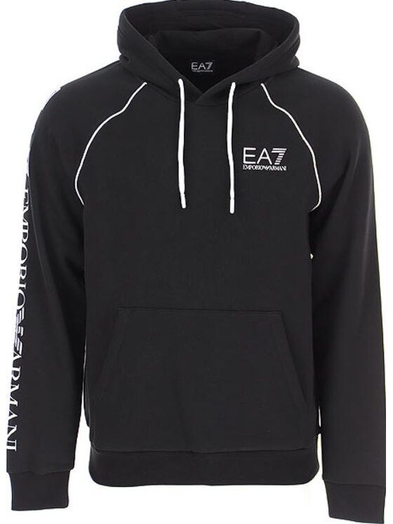 EA7 Emporio Armani EA7 Emporio Armani Mikina 6KPM74 PJ07Z 1200 Černá Regular Fit