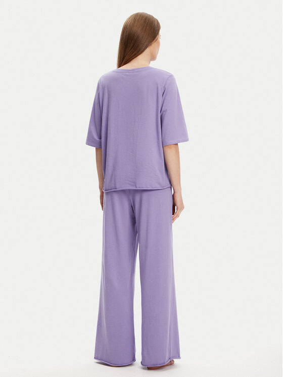 United Colors Of Benetton United Colors Of Benetton Pidžama 35VB3P03P Ljubičasta Loose Fit
