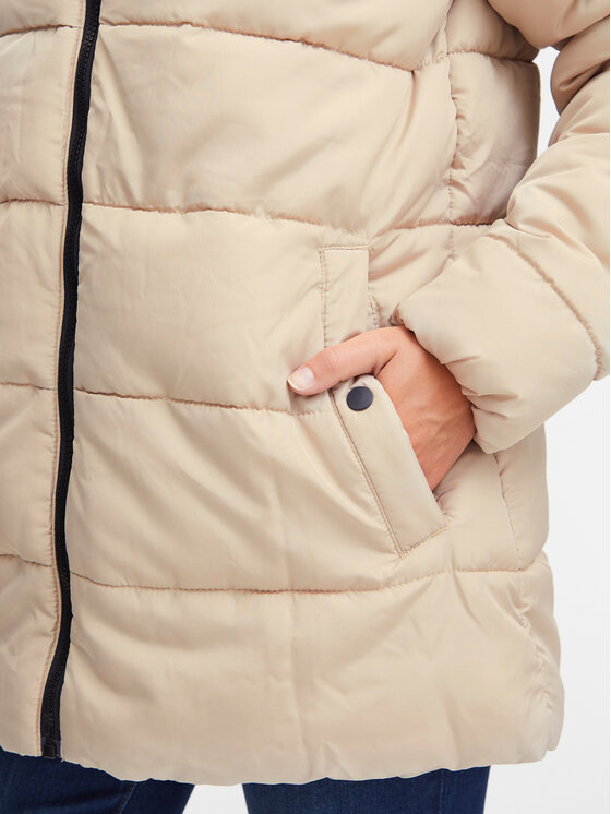 Fransa Fransa Зимно яке 20612164 Бежов Regular Fit
