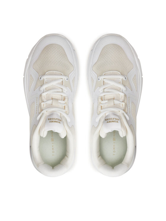 Tommy Hilfiger Tommy Hilfiger Laisvalaikio batai Womens Trail Runner FW0FW08202 Écru