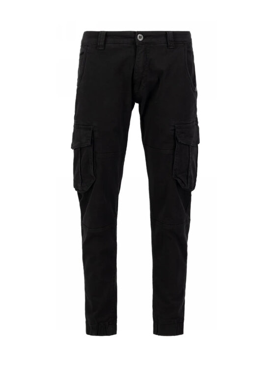 Alpha Industries Alpha Industries Bavlnené nohavice AI.196210-03-30 Čierna Slim Tapered Fit