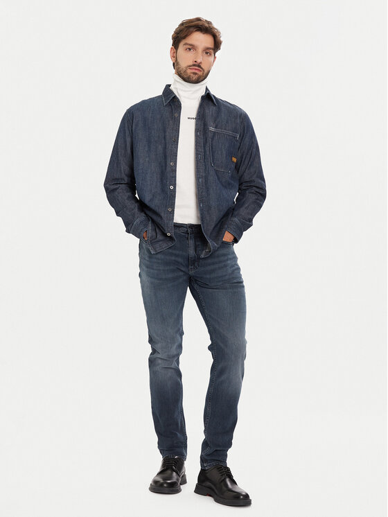 HUGO HUGO Jeansy 50547247 Granatowy Extra Slim Fit