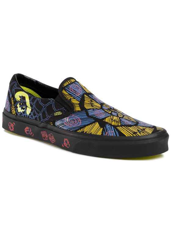 oogie boogie vans slip ons