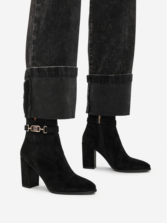 Nine West Nine West Členková obuv CEO-ZAINA-01 Čierna