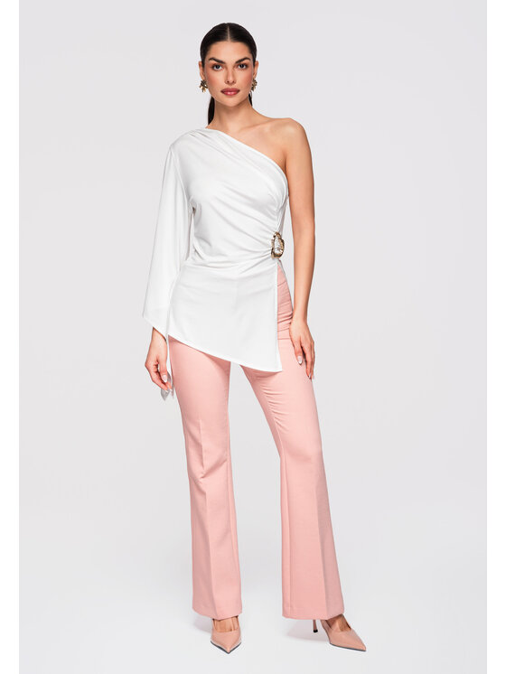 Ombre Ombre Koszula OW-SH-E0005 Biały Slim Fit