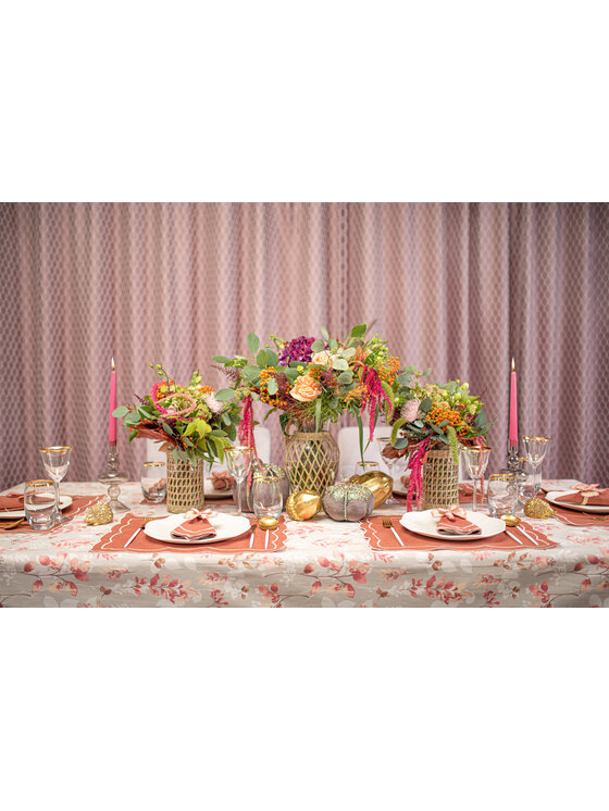Roseberry Home Roseberry Home Obrus Wild Rose Beżowy