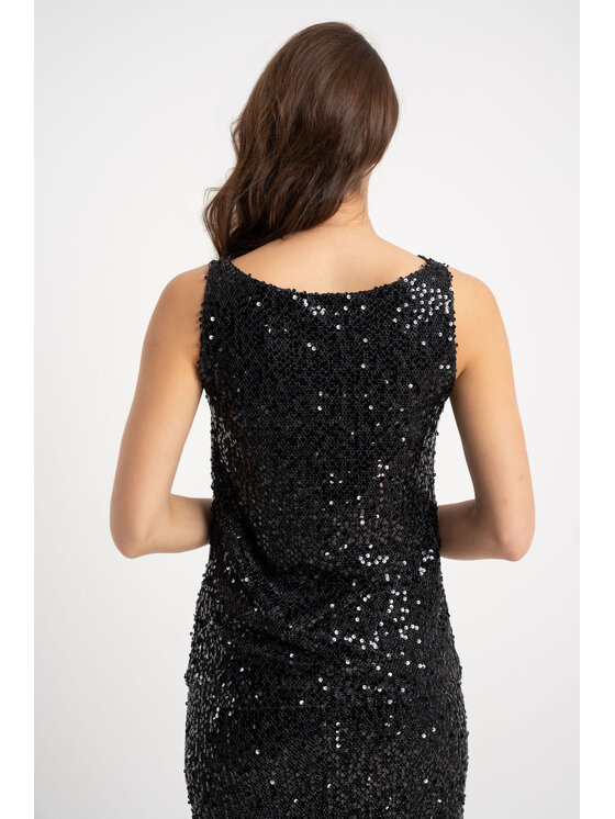 CLICK CLICK Μπλουζάκι 10-6964 Μαύρο Fitted Fit