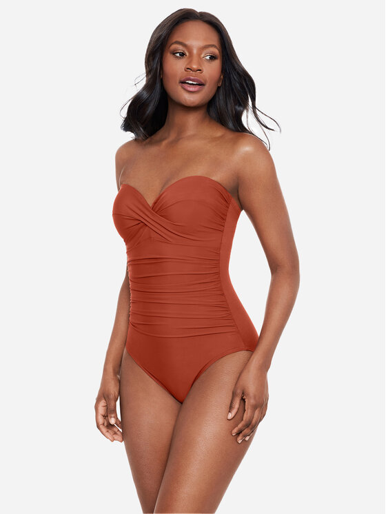 Miraclesuit Maillot de bain femme Madrid 6516657 Orange Modivo