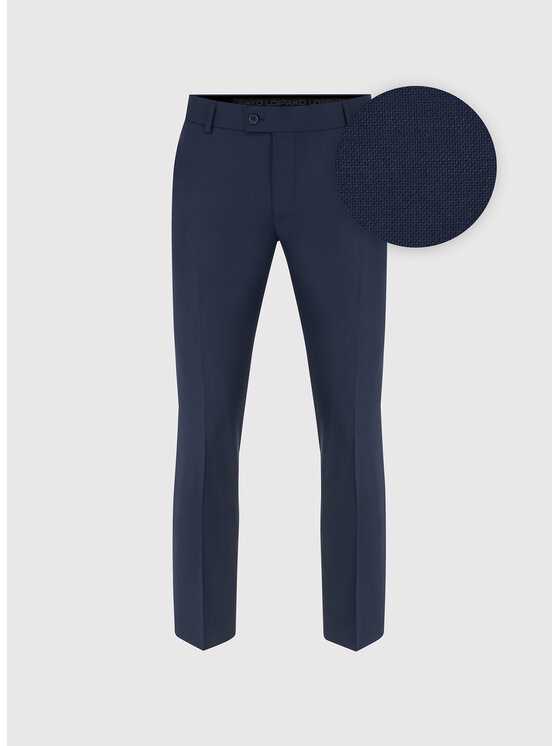 Pako Lorente Pako Lorente Garnitur P25WF-4X-005 Granatowy Super Slim Fit