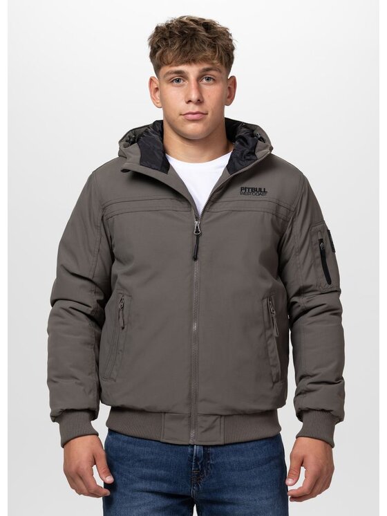 PITBULL PITBULL Kurtka zimowa BALBOA II Brązowy Regular Fit