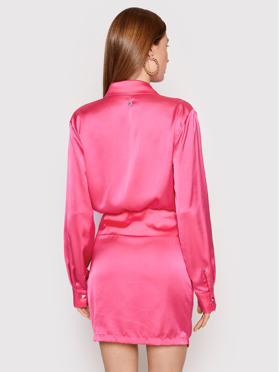 Please Please Коктейльна сукня A1EEQU9000 Рожевий Regular Fit