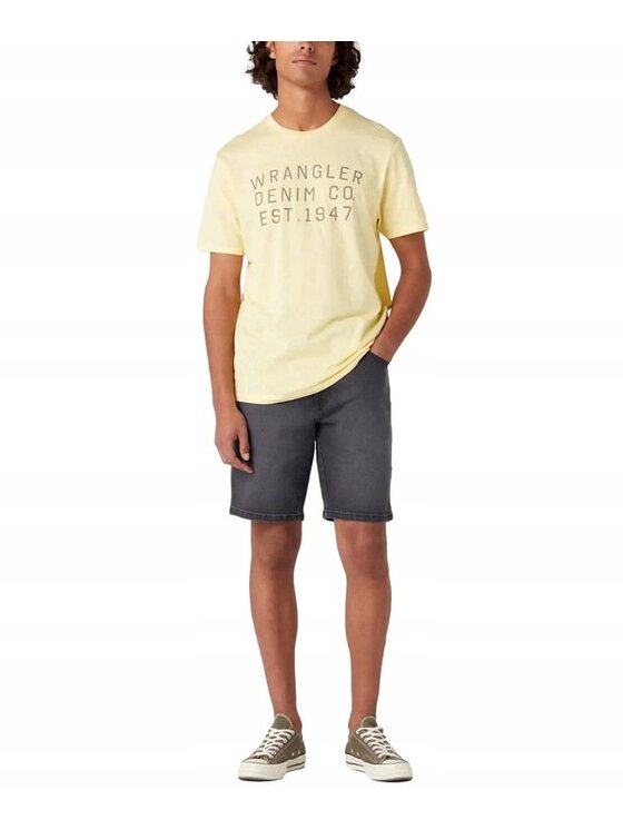 Wrangler Wrangler Pantaloncini di jeans TEXAS SHORTS Grigio Regular Fit