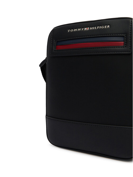 Tommy Hilfiger Tommy Hilfiger Ľadvinka Th Foundaiton Mini Reporter AM0AM14156 Čierna