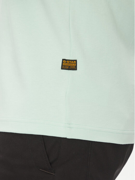 G-Star Raw G-Star Raw Marškinėliai Old Skool D25967-C812 Žalia Regular Fit