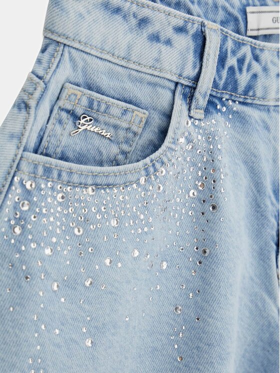 Guess Kids Guess Kids Pantaloni di tessuto 181366 Blu Regular Fit