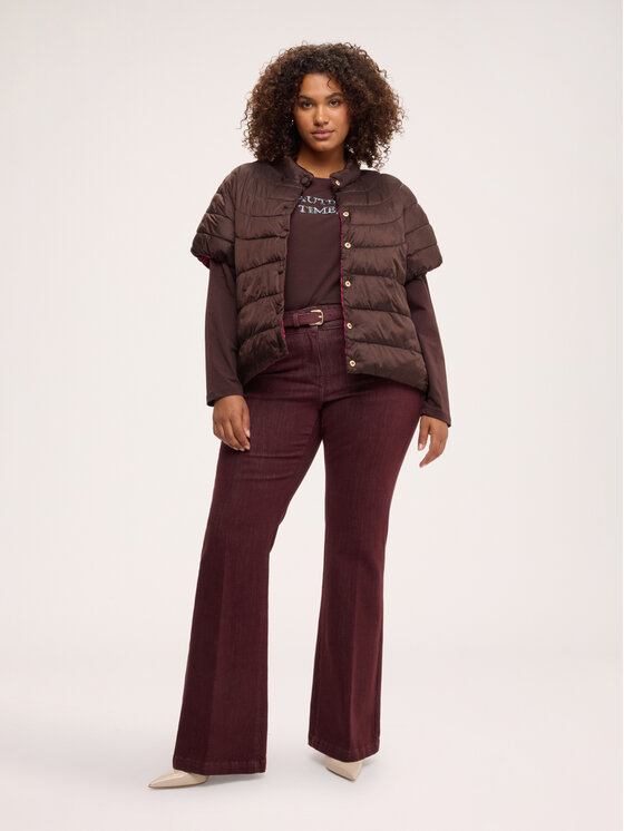 Fiorella Rubino Fiorella Rubino Giubbotto piumino F012T001551N0Z6 Bordeaux Over Fit