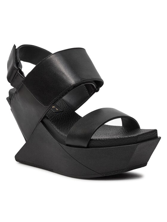 United Nude United Nude Szandál Delta Wedge Sandal 1041301162 Fekete