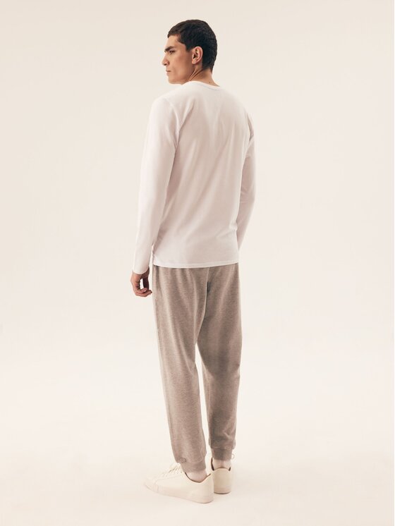 Esotiq Esotiq Longsleeve 42979 Szary Regular Fit