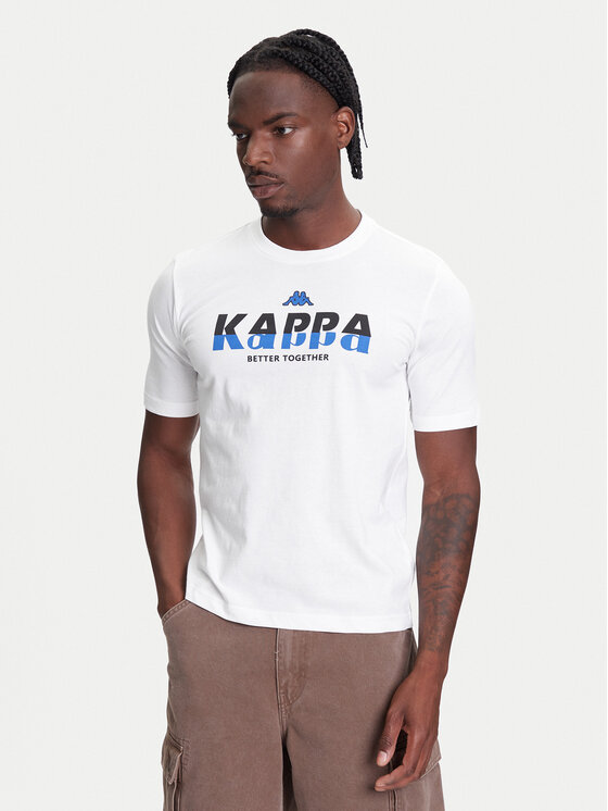 Kappa Kappa Póló 351U8KW 001 Fehér Regular Fit