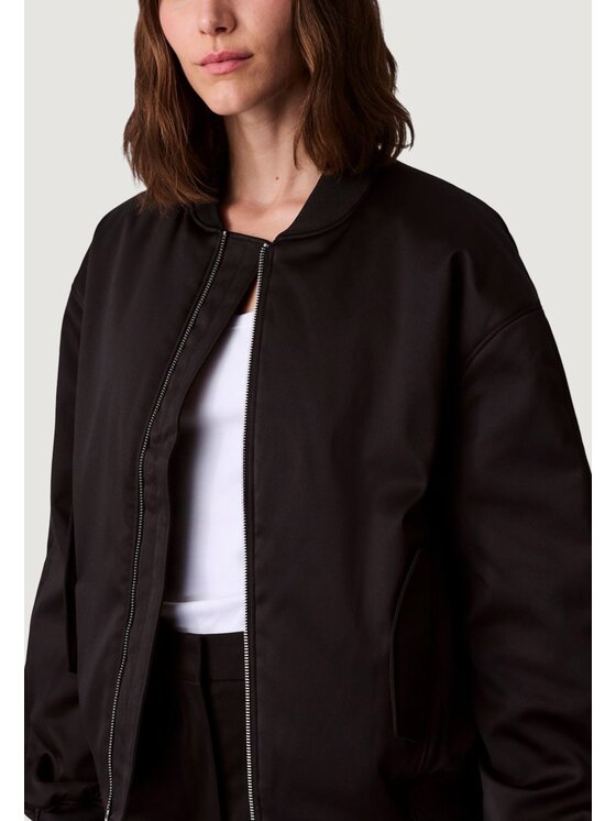 Calvin Klein Jeans Calvin Klein Jeans Giubbotto invernale SATIN BOMBER Nero Casual Fit