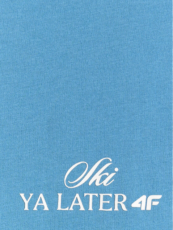 4F 4F T-Shirt WINTER CLUB Loose Fit