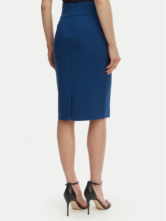 Rinascimento Rinascimento Pouzdrová sukně CFC0128651003 Modrá Slim Fit