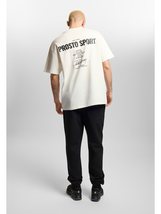 PROSTO. PROSTO. T-Shirt Club Biały Oversize