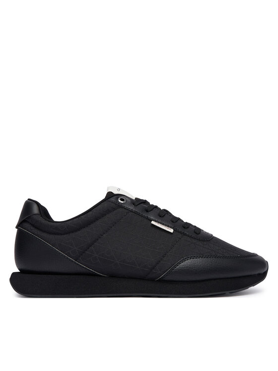 Calvin Klein Calvin Klein Snīkeri Retro Runner T Lth Aop Ny HM0HM02213 Melns