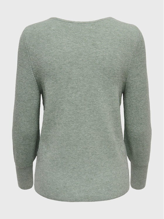 ONLY ONLY Sweter Atia 15230147 Zielony Regular Fit