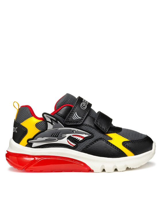 Geox Geox Sneakersy J Ciberdron J55LBB 014BU C0070 S Šedá