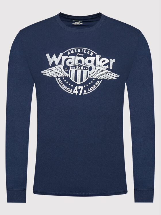 Wrangler Wrangler Longsleeve Americana W7J5D3114 112141548 Blu scuro Regular Fit