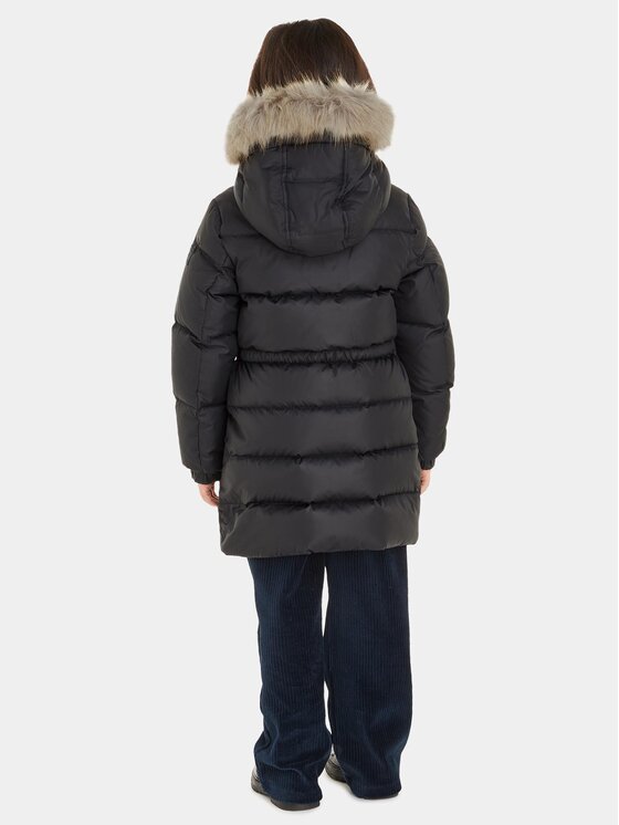 Tommy Hilfiger Tommy Hilfiger Μπουφάν πουπουλένιο KG0KG07805 Μαύρο Regular Fit